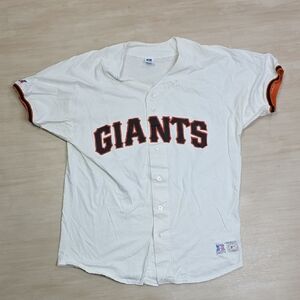 Vintage Russell San Francisco Giants Baseball Shurt Jersey Size XL